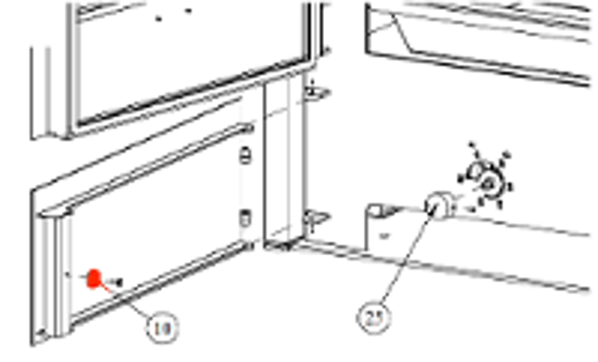 Fireplace Ancona Interlock Houten compartimentdeur