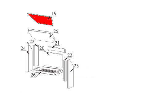 Fireplace Warnemnde Spanningsomleiding boven