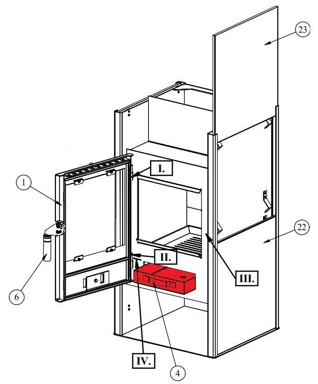 Fireplace Cremona Aslade