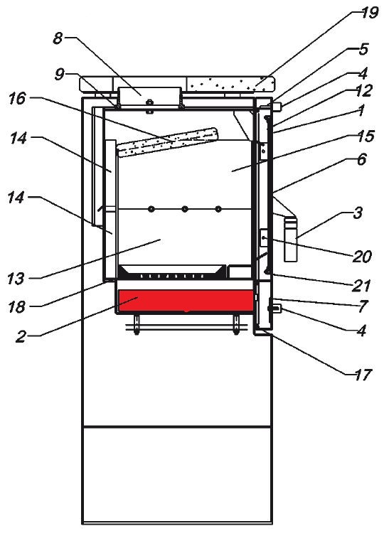 Fireplace Kasimir Aslade